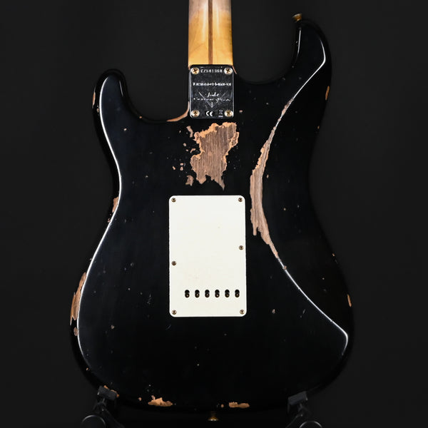 Fender Custom Shop Limited Edition '58 Stratocaster Heavy Relic- Aged Black 2024 (CZ581368)