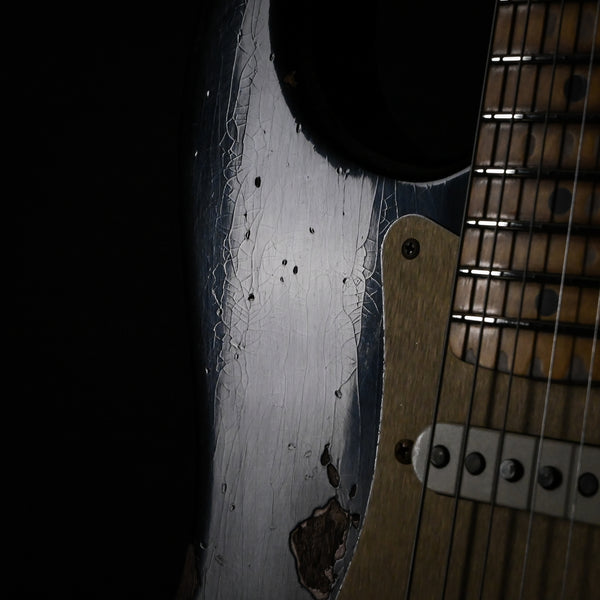 Fender Custom Shop Limited Edition '58 Stratocaster Heavy Relic- Aged Black 2024 (CZ581368)