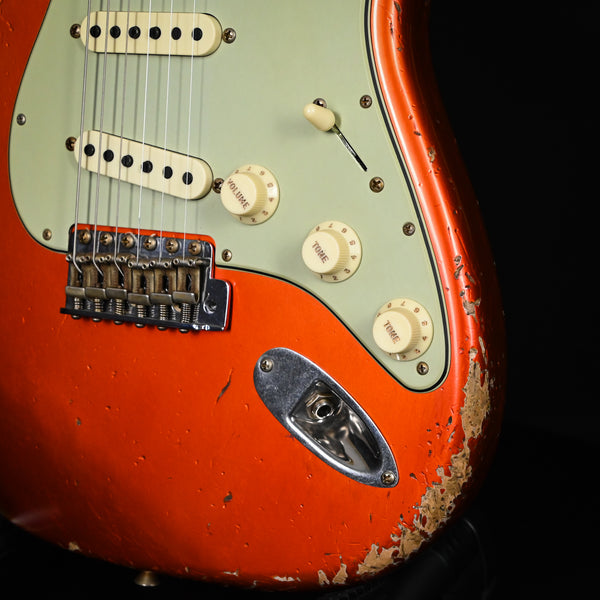 Fender Custom Shop 1962 Stratocaster w/ Handwound 60/63 Pickups, Heavy Relic- Candy Tangerine 2025 (CZ588713)