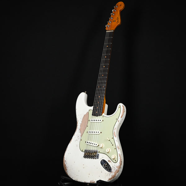 Fender Custom Shop Limited Edition 62/63 Stratocaster Super Heavy Relic- Aged Olympic White 2025 (CZ584820)