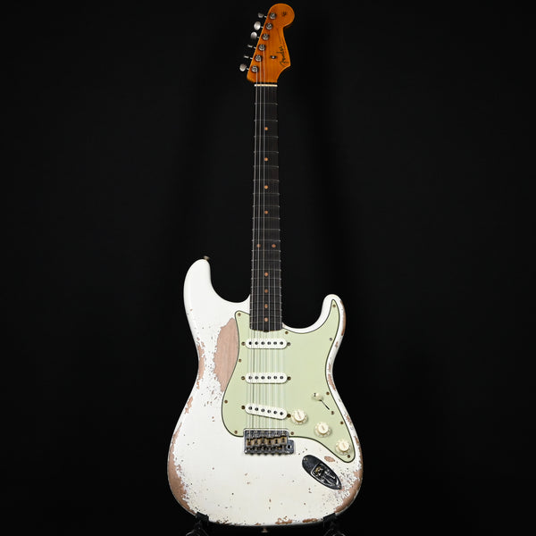 Fender Custom Shop Limited Edition 62/63 Stratocaster Super Heavy Relic- Aged Olympic White 2025 (CZ584820)