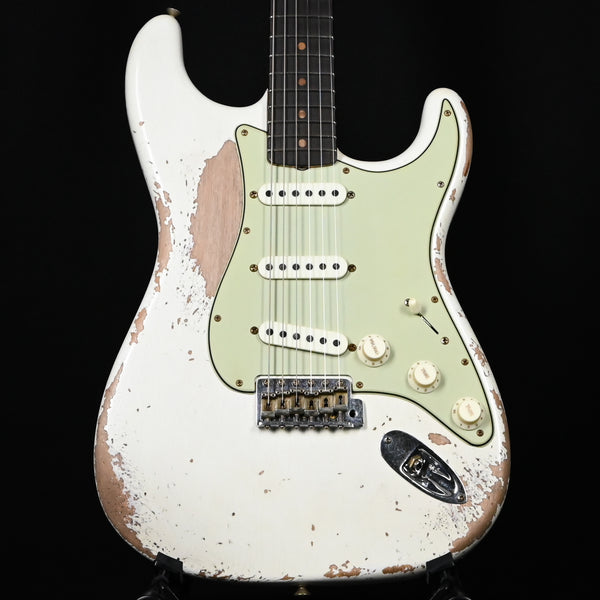 Fender Custom Shop Limited Edition 62/63 Stratocaster Super Heavy Relic- Aged Olympic White 2025 (CZ584820)