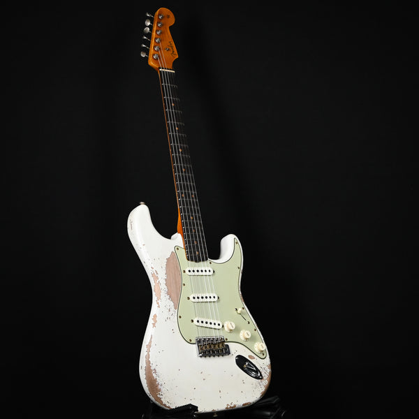 Fender Custom Shop Limited Edition 62/63 Stratocaster Super Heavy Relic- Aged Olympic White 2025 (CZ584820)