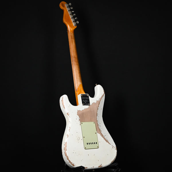 Fender Custom Shop Limited Edition 62/63 Stratocaster Super Heavy Relic- Aged Olympic White 2025 (CZ584820)