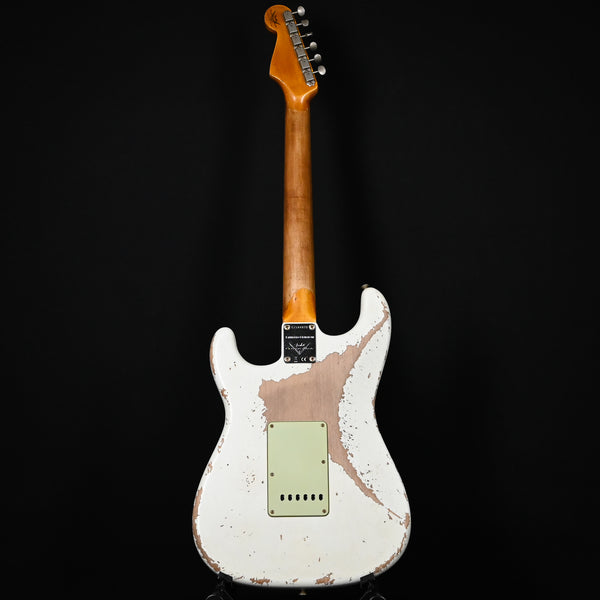 Fender Custom Shop Limited Edition 62/63 Stratocaster Super Heavy Relic- Aged Olympic White 2025 (CZ584820)