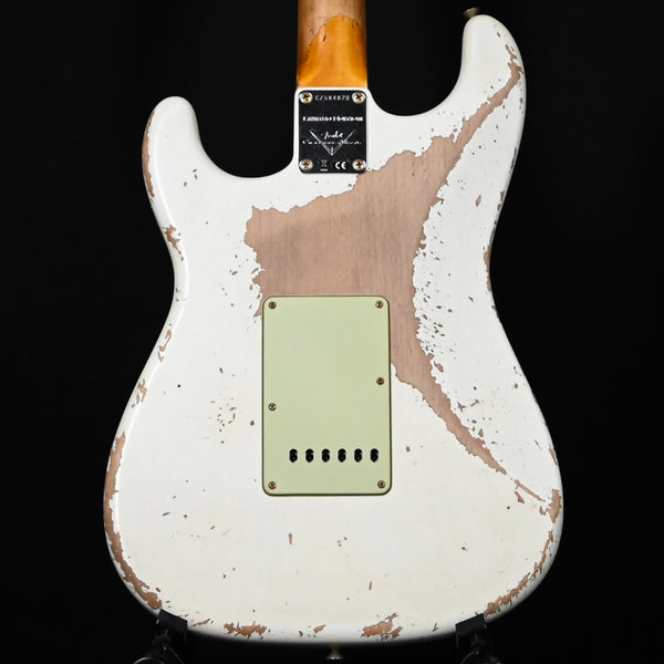 Fender Custom Shop Limited Edition 62/63 Stratocaster Super Heavy Relic- Aged Olympic White 2025 (CZ584820)