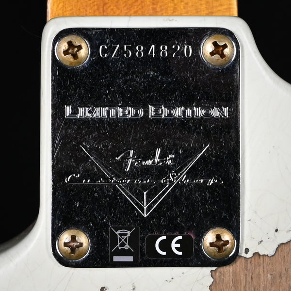 Fender Custom Shop Limited Edition 62/63 Stratocaster Super Heavy Relic- Aged Olympic White 2025 (CZ584820)