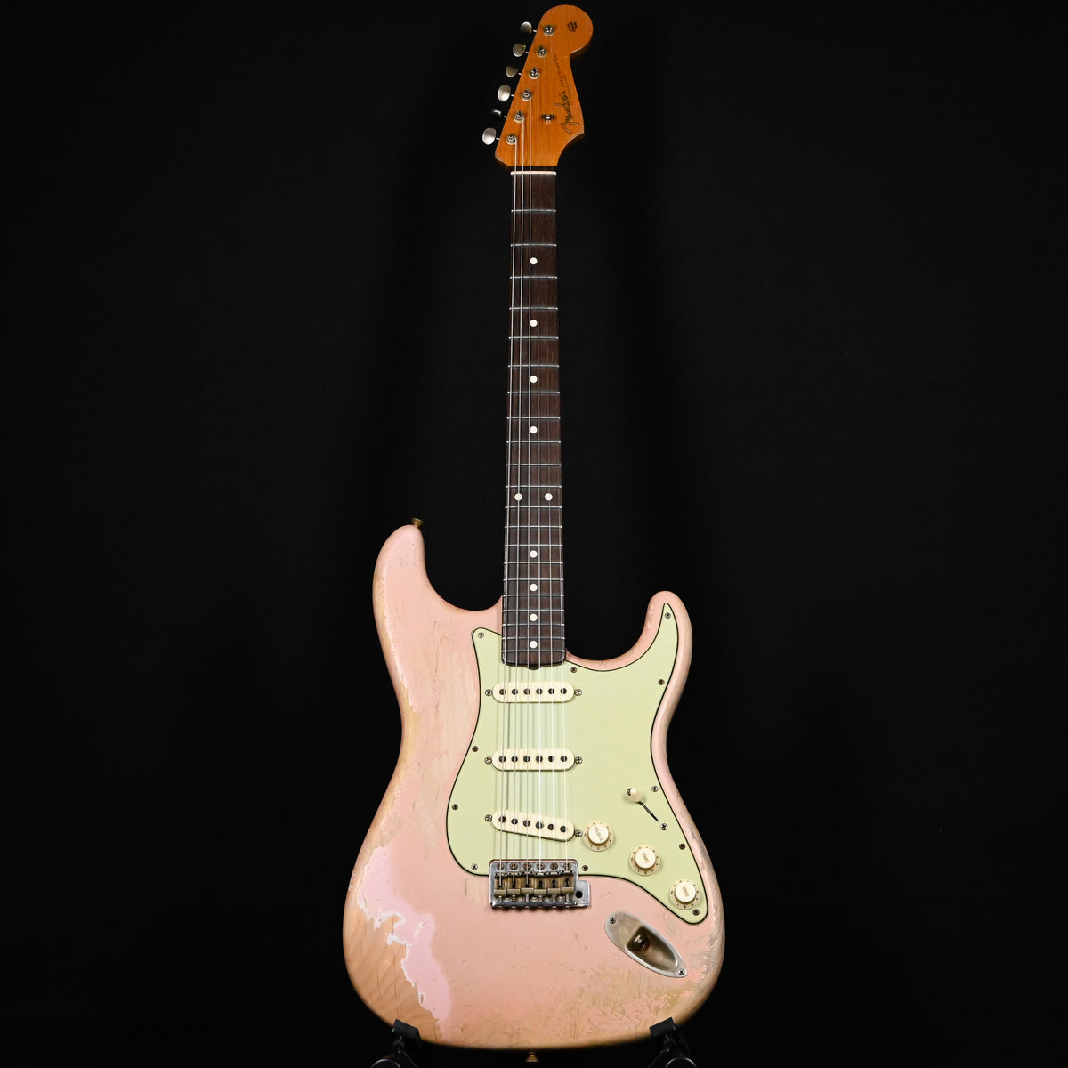 Fender Custom Shop Masterbuilt Dennis Galuszka 60/63 Stratocaster w/ Brazilian Rosewood Fingerboard, Super Heavy Relic- Dirty Shell Pink 2026 (R147486)