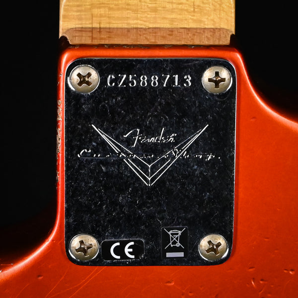 Fender Custom Shop 1962 Stratocaster w/ Handwound 60/63 Pickups, Heavy Relic- Candy Tangerine 2025 (CZ588713)