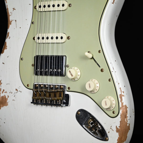 Fender Custom Shop '62 Stratocaster HSS Heavy Relic- Olympic White 2026 (R147998)