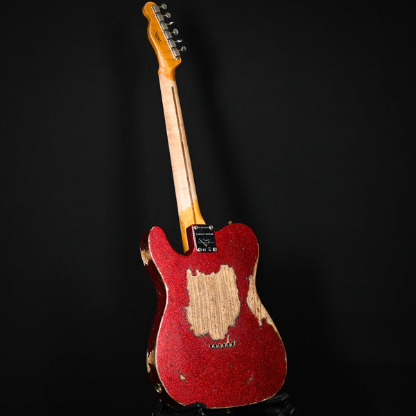 Fender Custom Shop Limited Edition 1957 Telecaster Super Heavy Relic- Aged Red Sparkle 2025 (CZ585369)