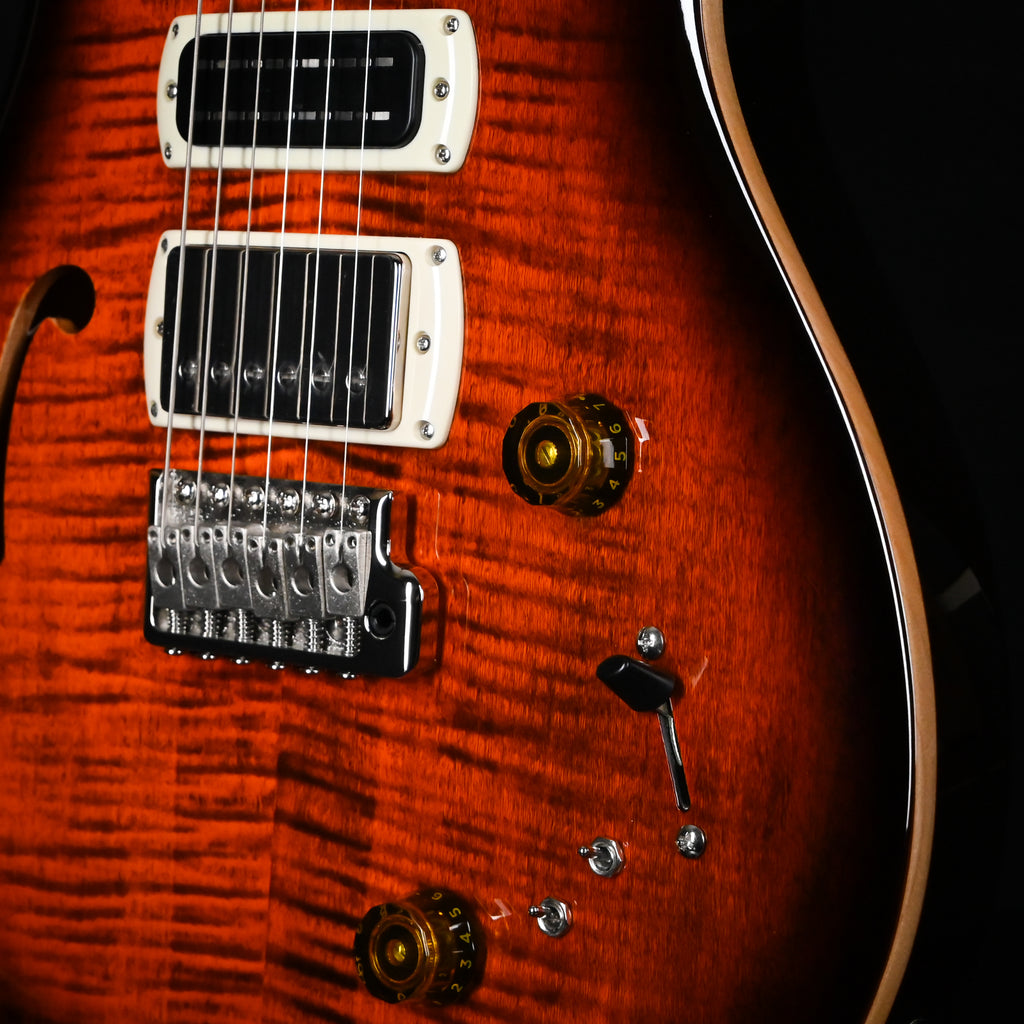 PRS SE Special Semi-Hollow w/ Narrowfield Pickup Electric Guitar- Orange Tiger Smokeburst 2025 (CTIH010803)