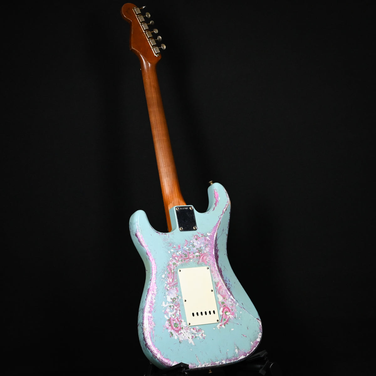 Fender Custom Shop Masterbuilt Dennis Galuszka '62 Stratocaster w/ Brazilian Rosewood Fingerboard, Super Heavy Relic- Daphne Blue/ Pink Paisley 2026 (R144301)