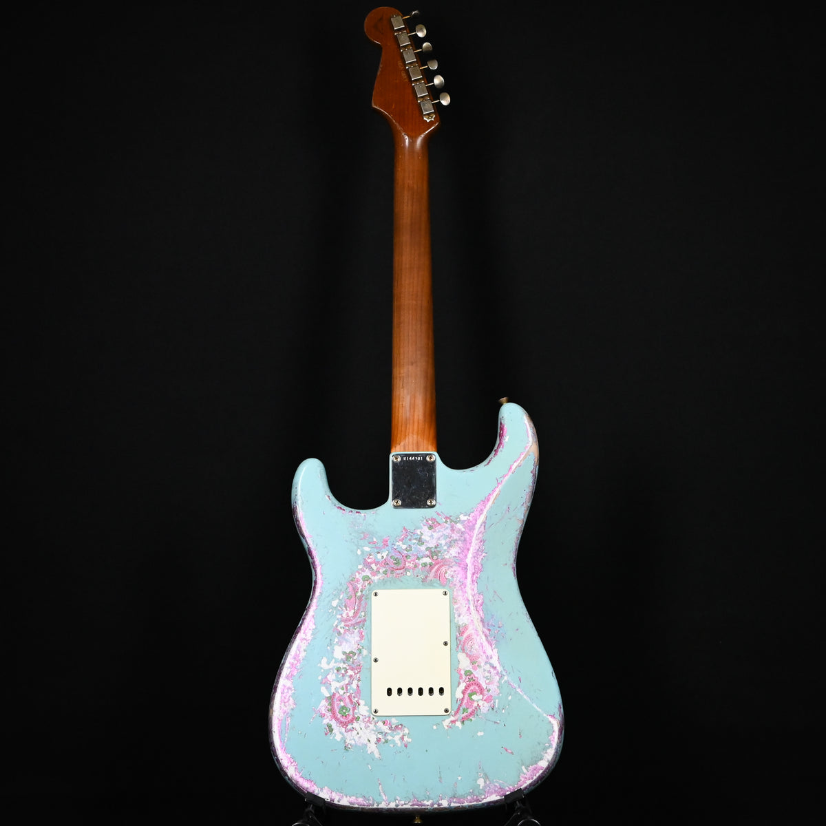 Fender Custom Shop Masterbuilt Dennis Galuszka '62 Stratocaster w/ Brazilian Rosewood Fingerboard, Super Heavy Relic- Daphne Blue/ Pink Paisley 2026 (R144301)