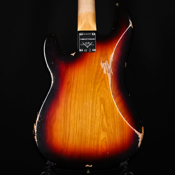 Fender Custom Shop '58 P-Jazz Bass Heavy Relic- Chocolate 3-Color Sunburst 2025 (CZ583337)