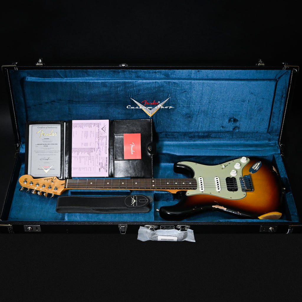Fender Custom Shop Deluxe Stratocaster w/ Seymour Duncan SH4B Humbucker, Relic/ Closet Classic Hardware- 3 Color Sunburst 2026 (R147849)