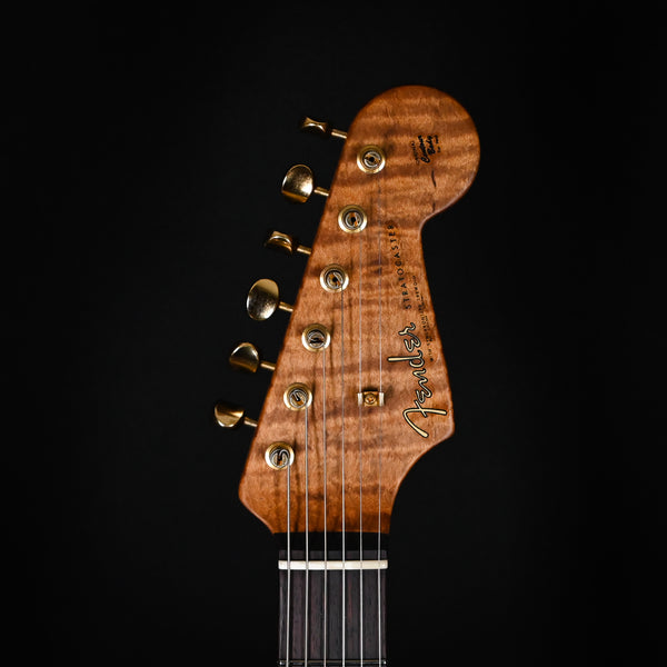 Fender Custom Shop Masterbuild Andy Hicks Sandblasted Weathered Ash Stratocaster Relic- Brown Stain w/ Oil 2025 (AH0304)