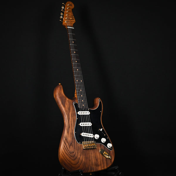 Fender Custom Shop Masterbuild Andy Hicks Sandblasted Weathered Ash Stratocaster Relic- Brown Stain w/ Oil 2025 (AH0304)