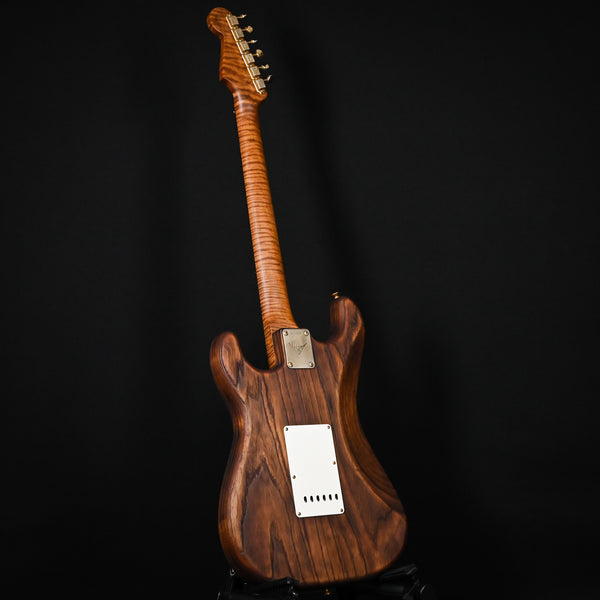 Fender Custom Shop Masterbuild Andy Hicks Sandblasted Weathered Ash Stratocaster Relic- Brown Stain w/ Oil 2025 (AH0304)