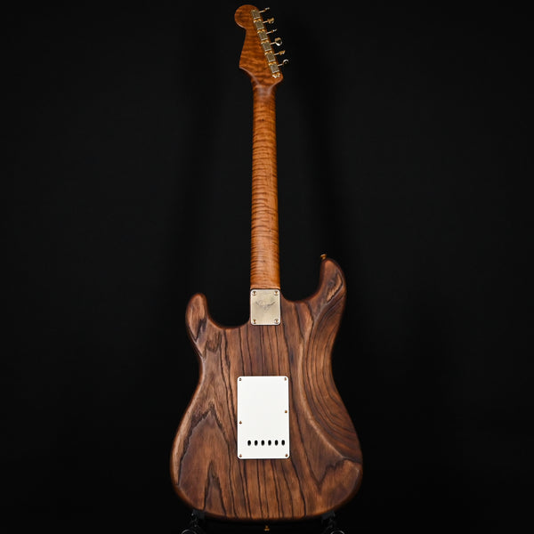 Fender Custom Shop Masterbuild Andy Hicks Sandblasted Weathered Ash Stratocaster Relic- Brown Stain w/ Oil 2025 (AH0304)