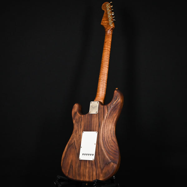 Fender Custom Shop Masterbuild Andy Hicks Sandblasted Weathered Ash Stratocaster Relic- Brown Stain w/ Oil 2025 (AH0304)