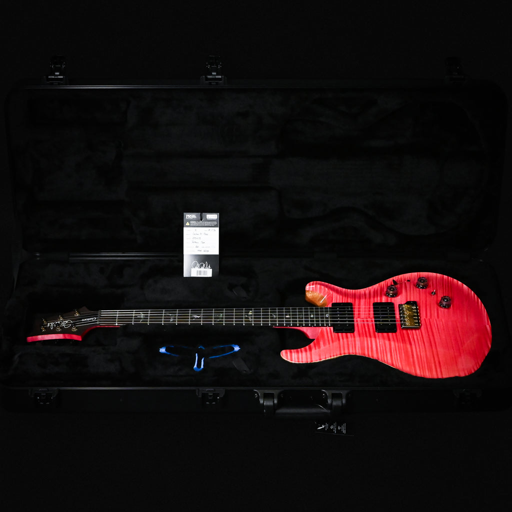 PRS Custom 24 Piezo Wood Library w/ 10-Top & Brazilian Rosewood- Bonnie Pink (Natural Back) 2026 (0434573)