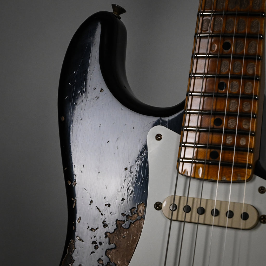 Fender Custom Shop 1957 Stratocaster Heavy Relic- Black 2025 (R148126)