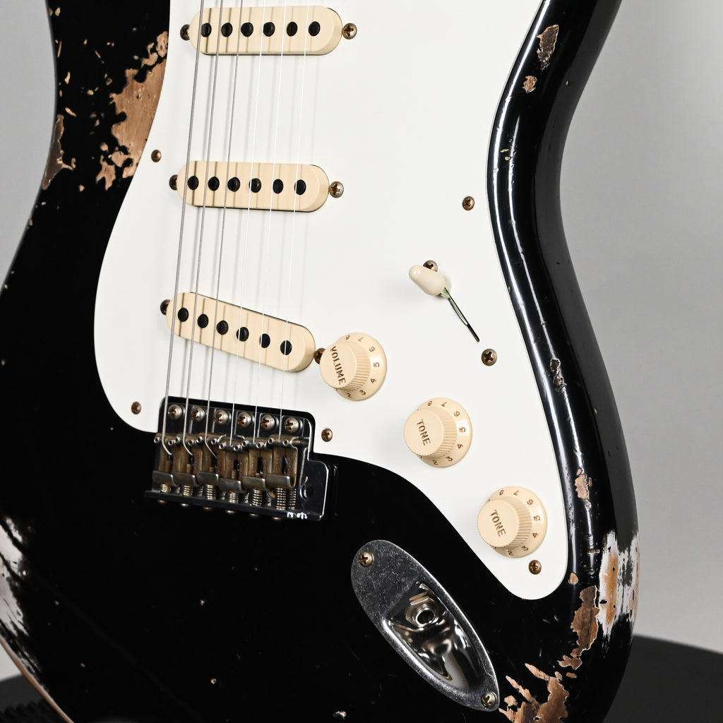 Fender Custom Shop 1957 Stratocaster Heavy Relic- Black 2025 (R148126)