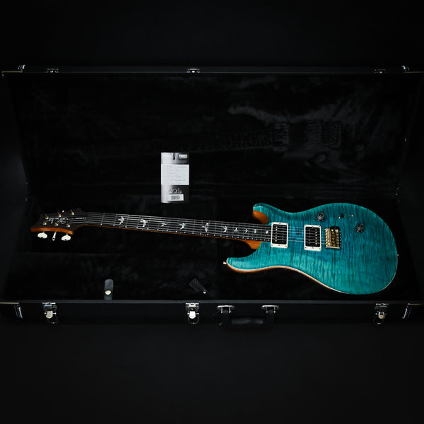 PRS Custom 24 10-Top Electric Guitar- Carroll Blue 2024 (0396597)