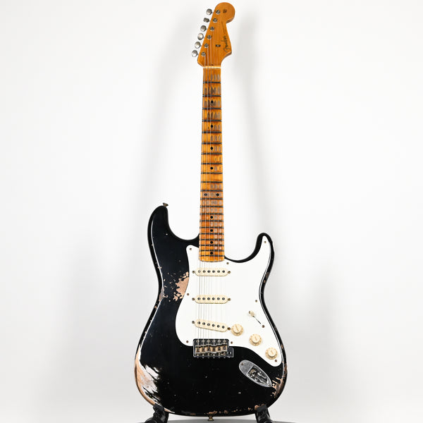 Fender Custom Shop 1957 Stratocaster Heavy Relic- Black 2025 (R148126)
