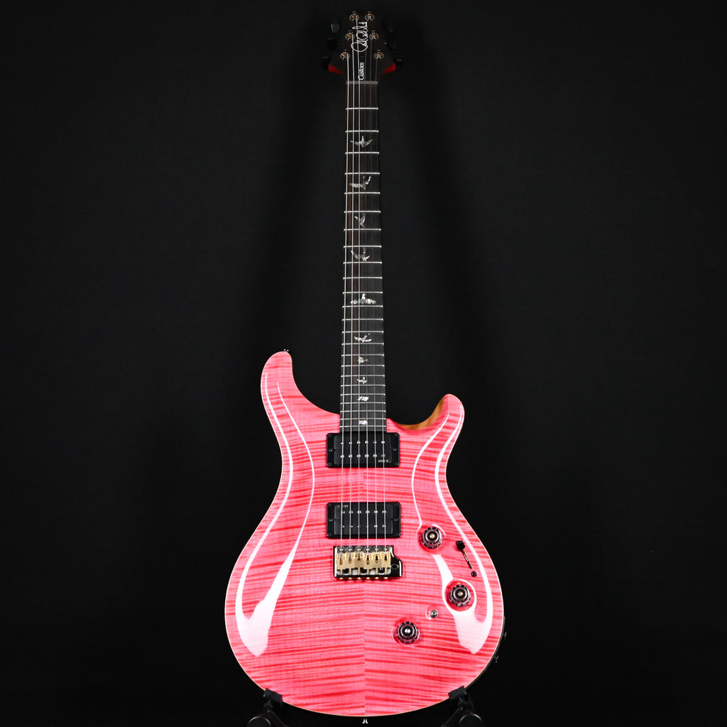 PRS Custom 24 Piezo Wood Library w/ 10-Top & Brazilian Rosewood- Bonnie Pink (Natural Back) 2026 (0434573)