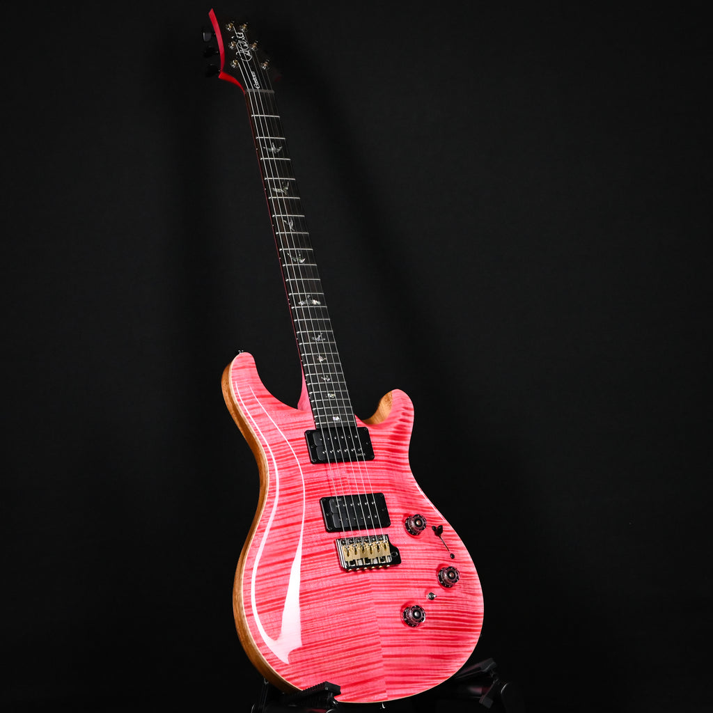 PRS Custom 24 Piezo Wood Library w/ 10-Top & Brazilian Rosewood- Bonnie Pink (Natural Back) 2026 (0434573)