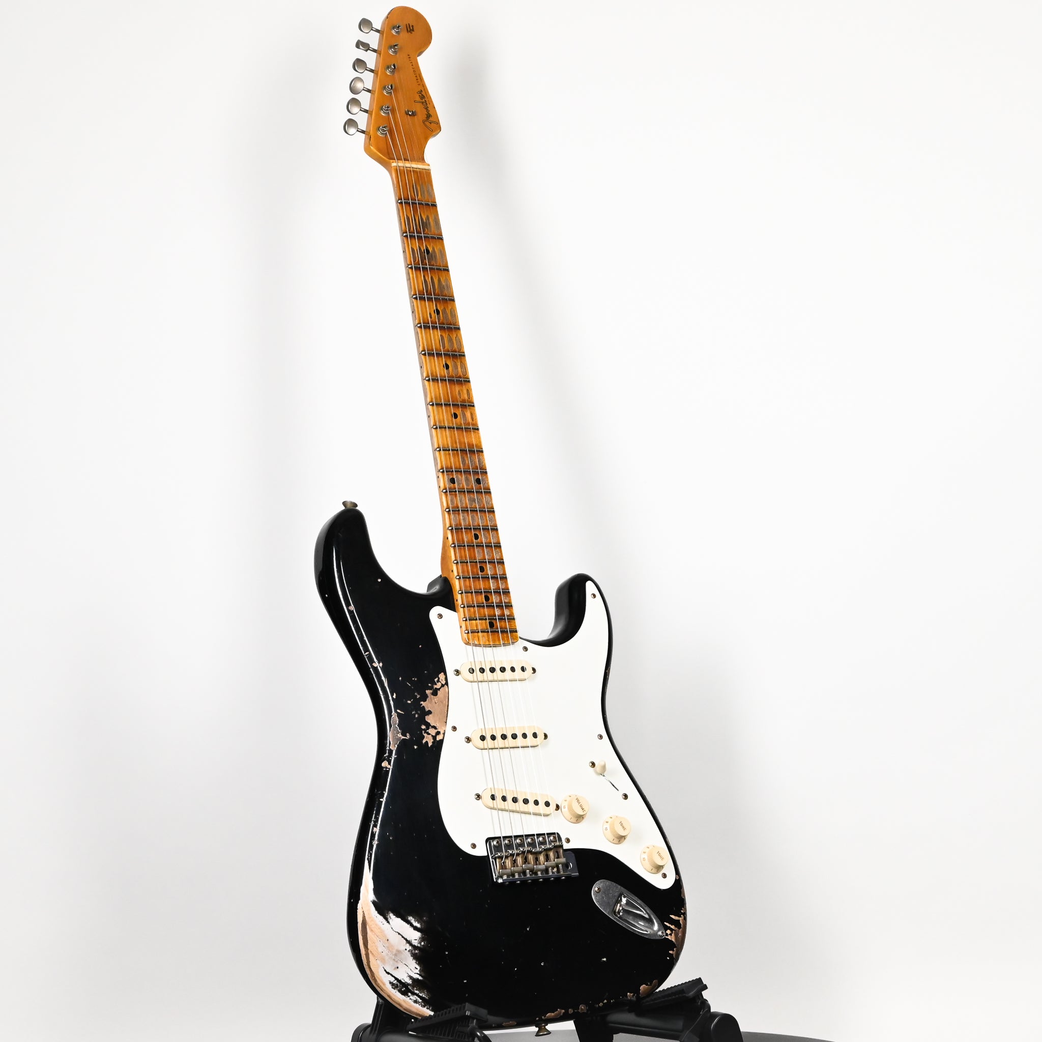 Fender Custom Shop 1957 Stratocaster Heavy Relic- Black 2025 (R148126)