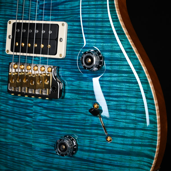 PRS Custom 24 10-Top Electric Guitar- Carroll Blue 2024 (0396597)