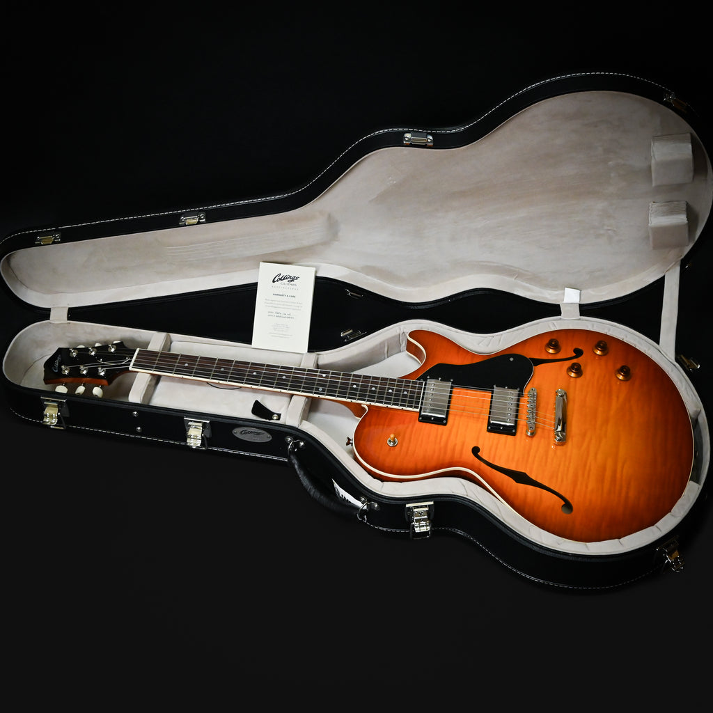 Collings SoCo 16 LC Semi-Hollow Electric Guitar- Ice Tea Sunburst (25147)