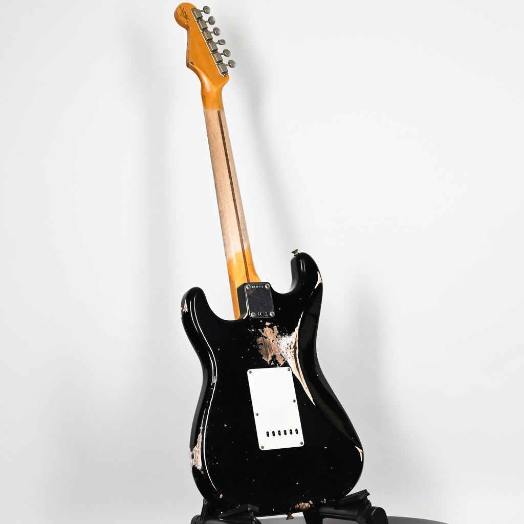 Fender Custom Shop 1957 Stratocaster Heavy Relic- Black 2025 (R148126)