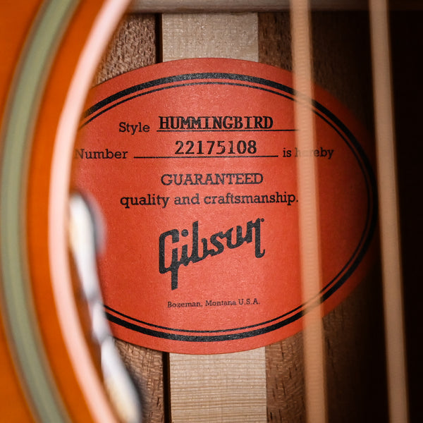 Gibson Acoustic Hummningbird Original- Heritage Cherry Sunburst 2025 (22175108)