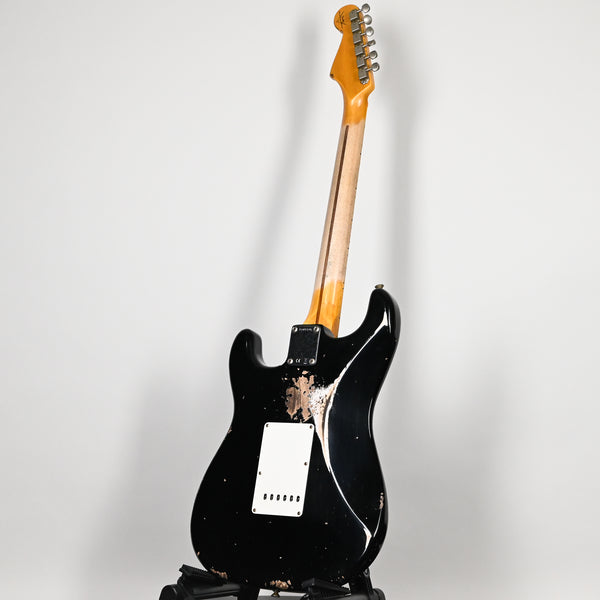 Fender Custom Shop 1957 Stratocaster Heavy Relic- Black 2025 (R148126)