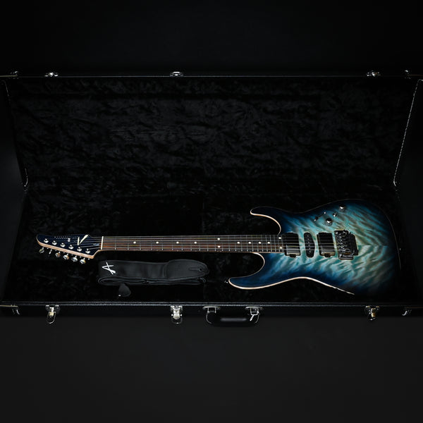 Tom Anderson Angel Natural Bora to Artic Blue Burst w/ Binding (02-05-25N)