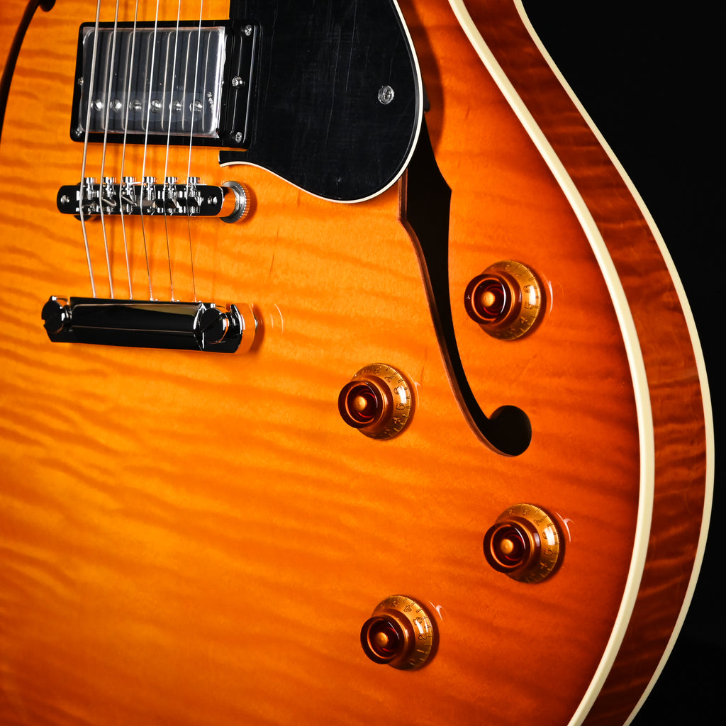 Collings SoCo 16 LC Semi-Hollow Electric Guitar- Ice Tea Sunburst (25147)