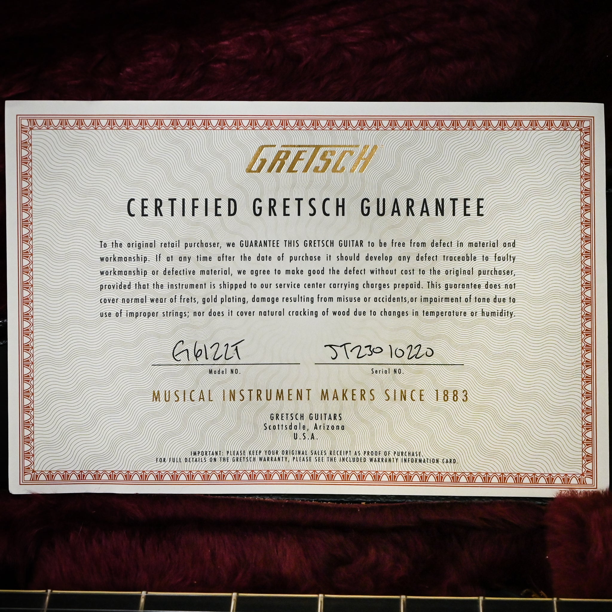 Gretsch G6122T-62 Vintage Select Edition '62 Chet Atkins Country Gentleman Hollow Body w/ Bigsby- Walnut Stain 2023 (JT23010220) Used-Excellent