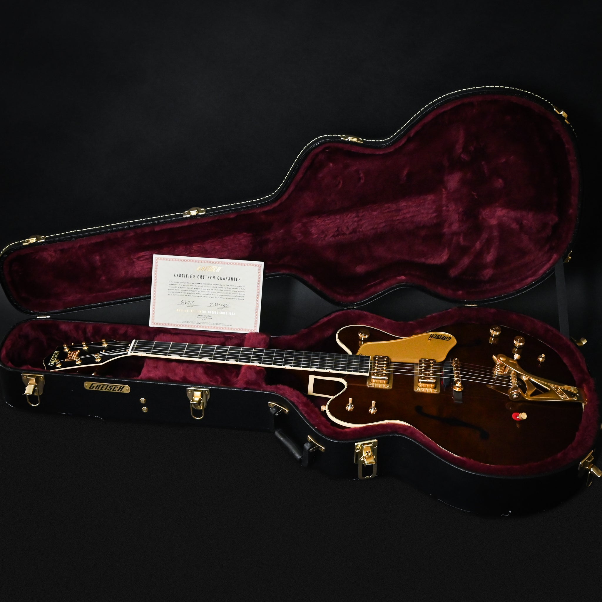 Gretsch G6122T-62 Vintage Select Edition '62 Chet Atkins Country Gentleman Hollow Body w/ Bigsby- Walnut Stain 2023 (JT23010220) Used-Excellent