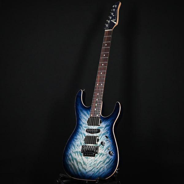 Tom Anderson Angel Natural Bora to Artic Blue Burst w/ Binding (02-05-25N)