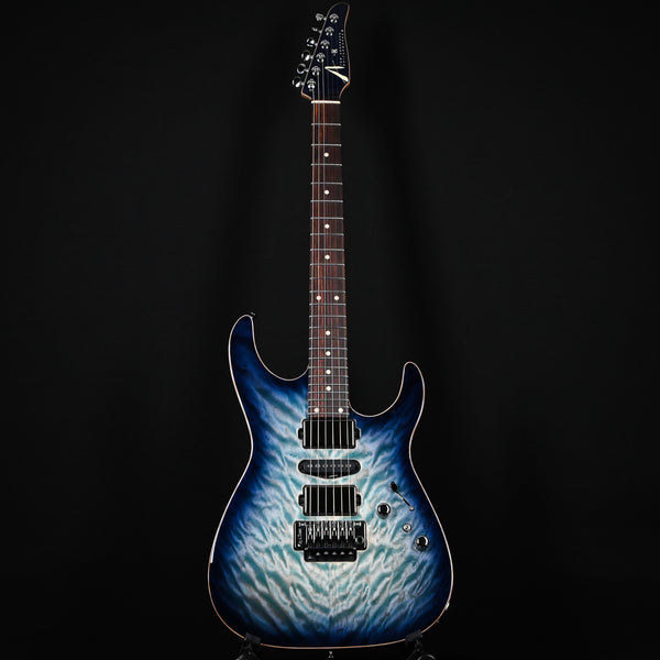 Tom Anderson Angel Natural Bora to Artic Blue Burst w/ Binding (02-05-25N)