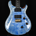 PRS Custom 24 Piezo Wood Library w/ 10-Top & Brazilian Rosewood- Faded Blue Jean (Natural Back) (0434568)