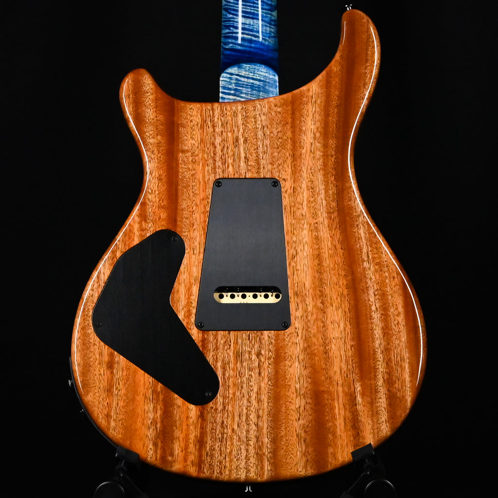 PRS Custom 24 Piezo Wood Library w/ 10-Top & Brazilian Rosewood- Faded Blue Jean (Natural Back) (0434568)