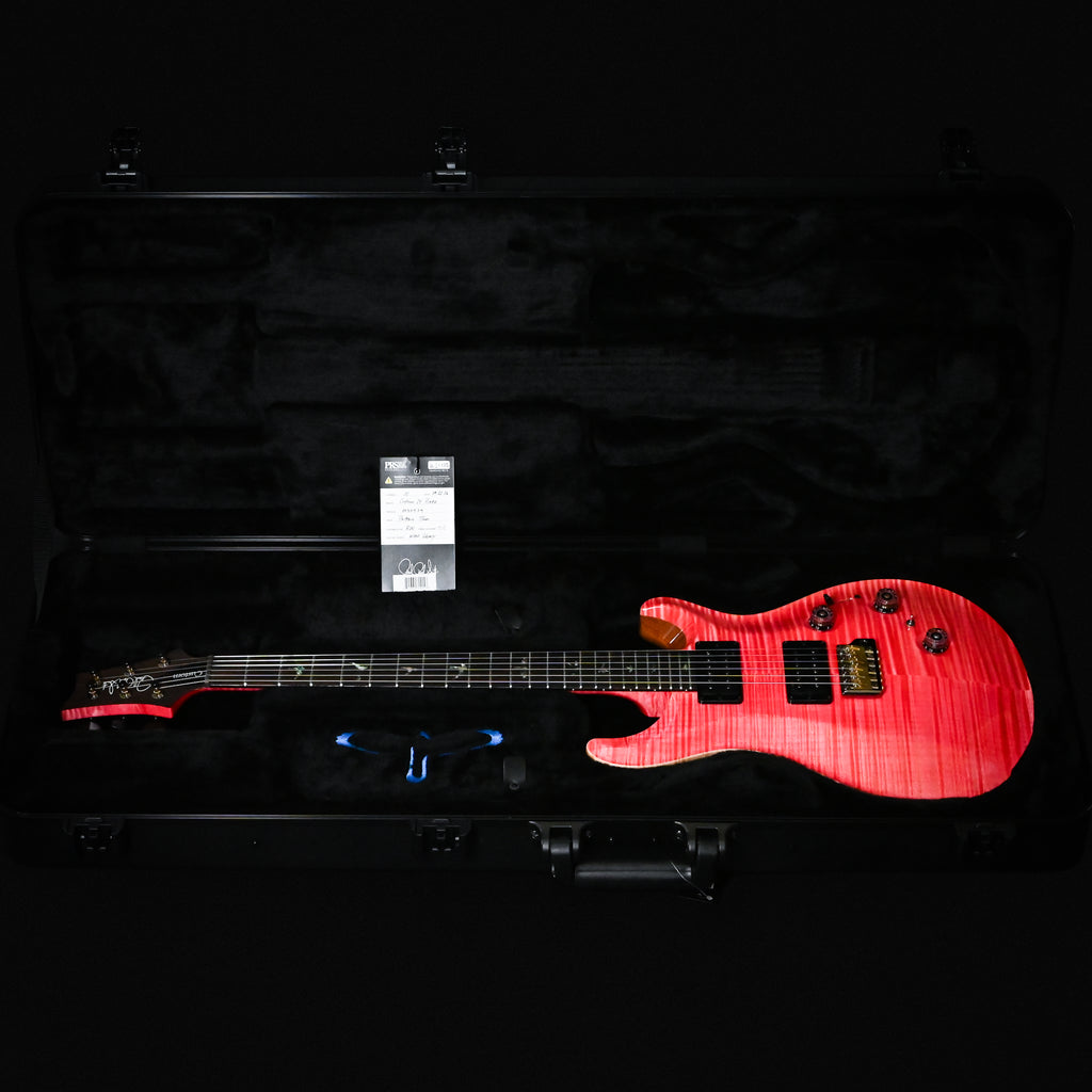 PRS Custom 24 Piezo Wood Library w/ 10-Top & Brazilian Rosewood- Bonnie Pink (Natural Back) 2026 (0434579)