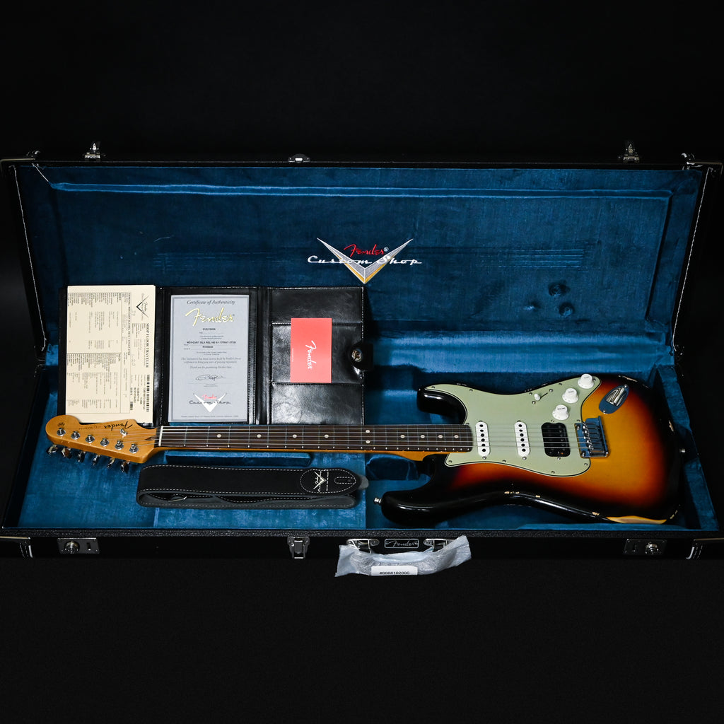 Fender Custom Shop Deluxe Stratocaster w/ Seymour Duncan SH4B Humbucker, Relic/ Closet Classic Hardware- 3 Color Sunburst 2026 (R148030)