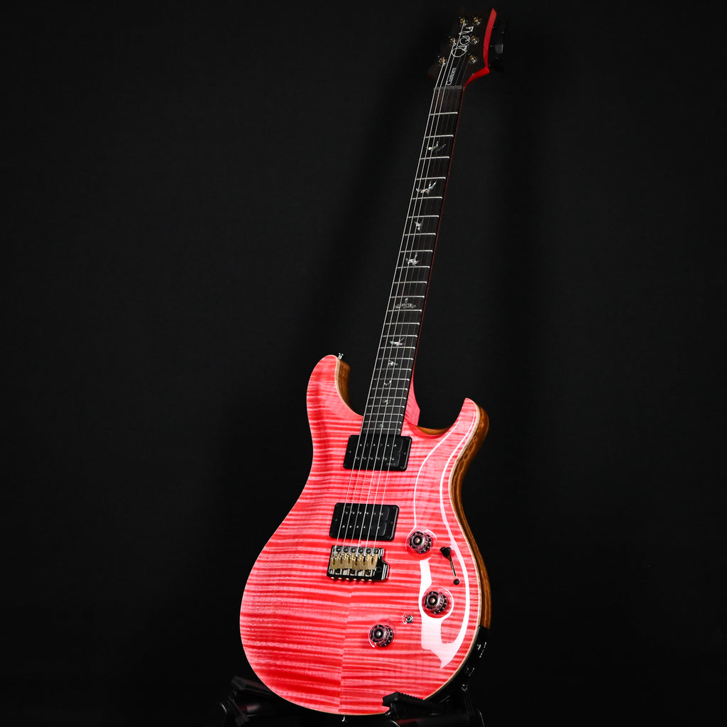 PRS Custom 24 Piezo Wood Library w/ 10-Top & Brazilian Rosewood- Bonnie Pink (Natural Back) 2026 (0434579)