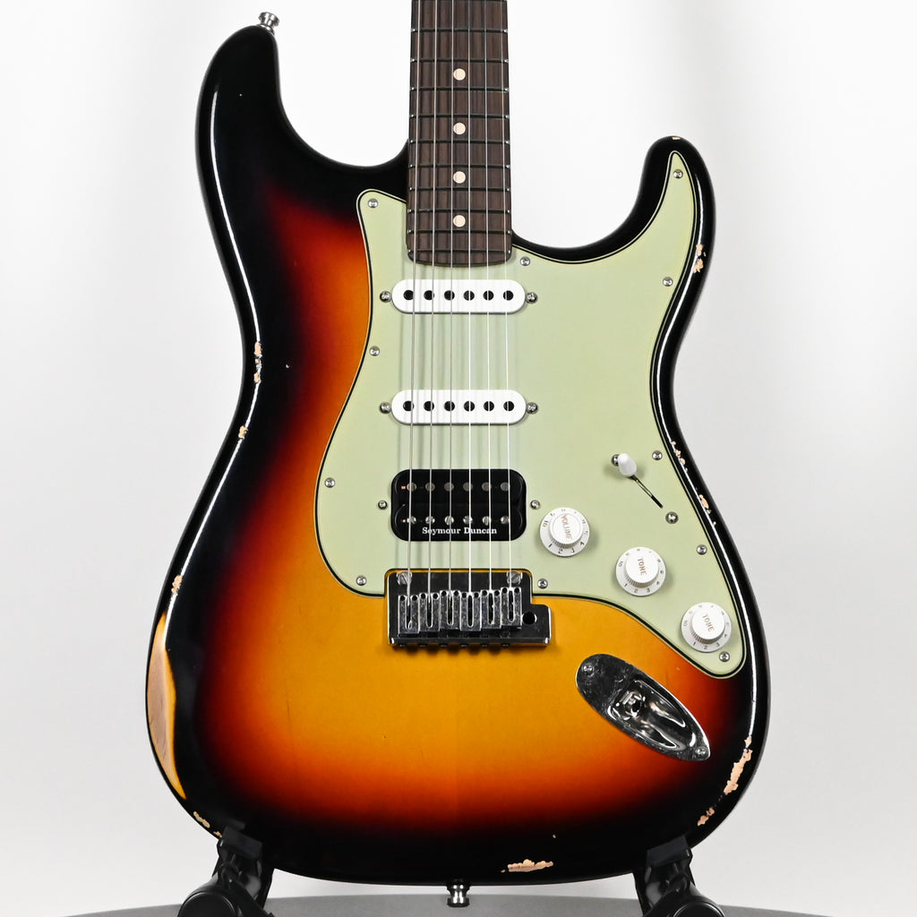 Fender Custom Shop Deluxe Stratocaster w/ Seymour Duncan SH4B Humbucker, Relic/ Closet Classic Hardware- 3 Color Sunburst 2026 (R148030)